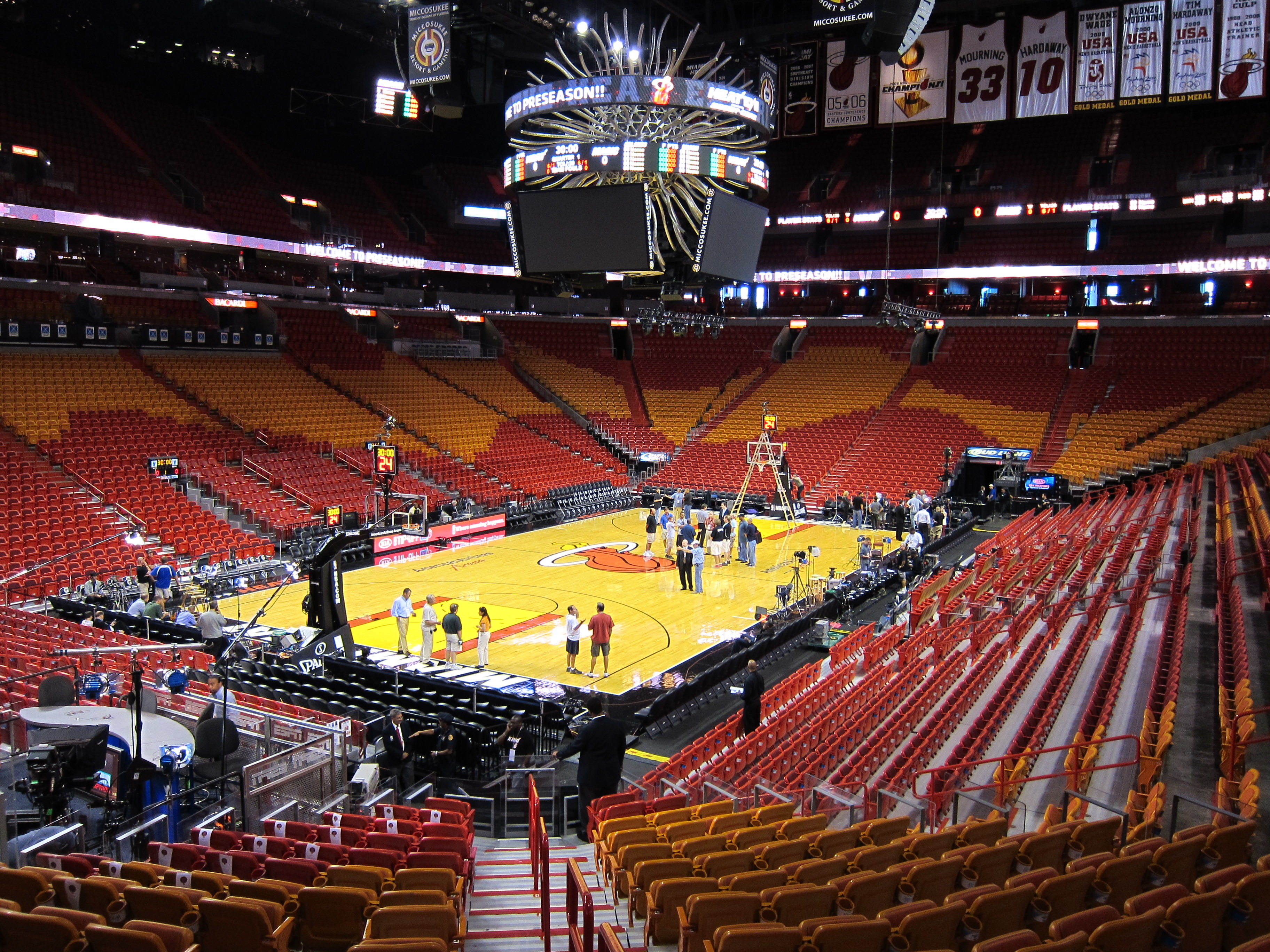 Best seats for Miami Heat Game? | Yahoo Answers